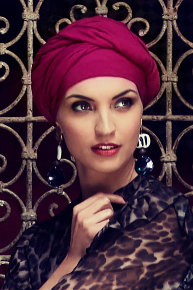 Sapphire Turban Set by House of Christine (3001) | Boho Spirit