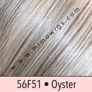 56F51 • OYSTER | Light Grey with 20% Med Brown Front - graduating to Grey w/ 30% Med Brown Nape