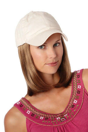 Beige Hat with Classic Hair by Henry Margu • CLEARANCE