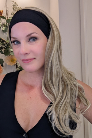 Headband Wig • Luxury Synthetic • Hand Tied | Encelia Hair