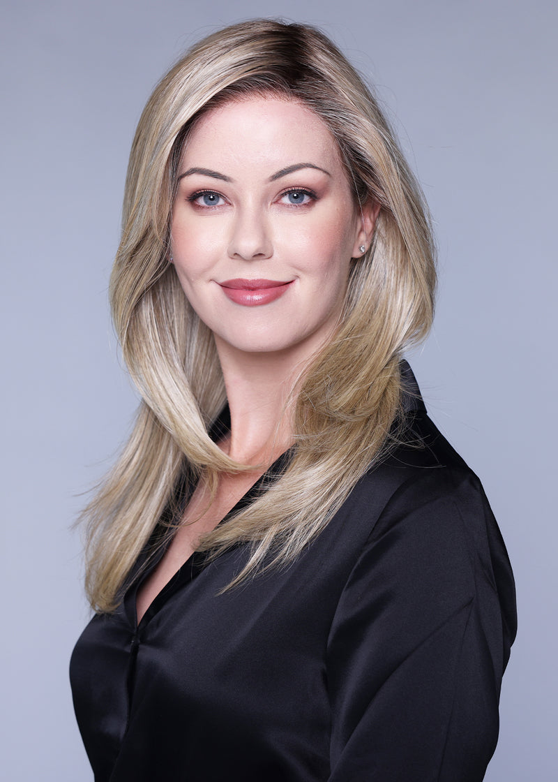 CRUSHED ALMOND BLONDE ROOTED | 14/17/101+18 •••