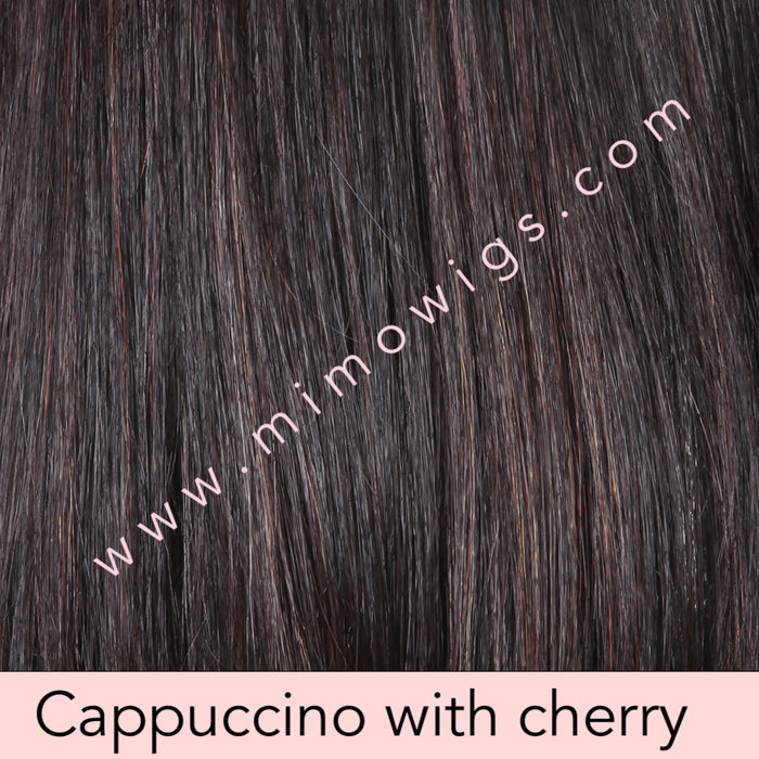 CAPPUCCINO WITH CHERRY • 4HL 350 | Blend of dark brown & deep brown w/ highlights of red mahogany & chocolate cherry