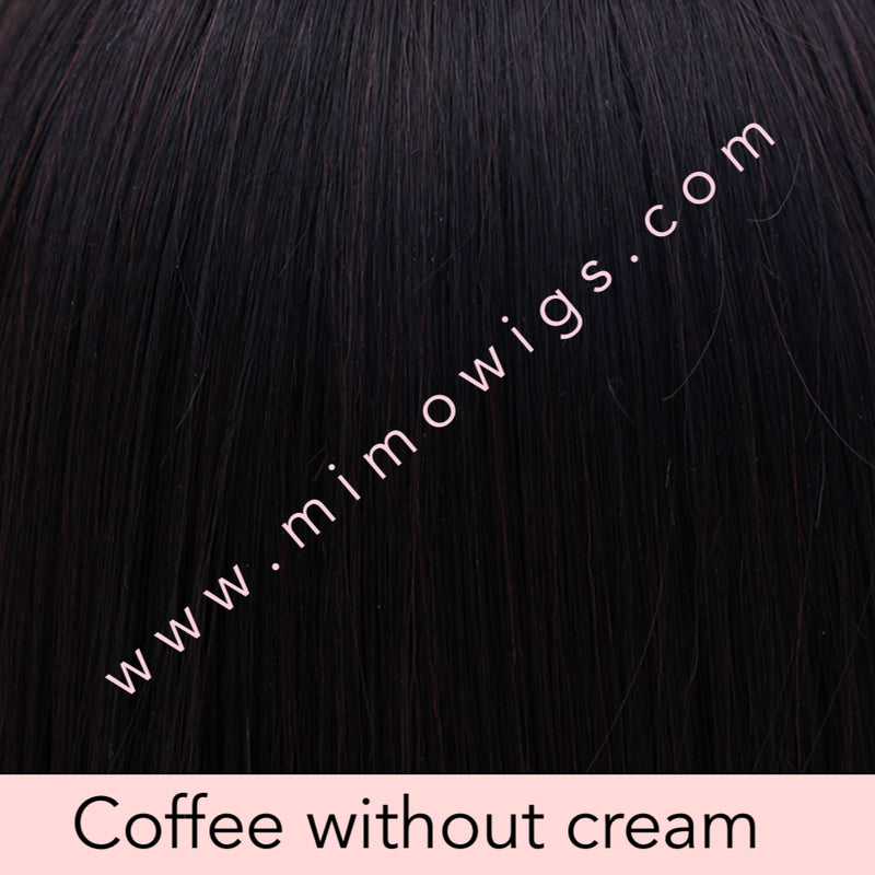 COFFEE WITHOUT CREAM • 1B/2/33 |  A blend of black + darkest brown & deep rich caviar