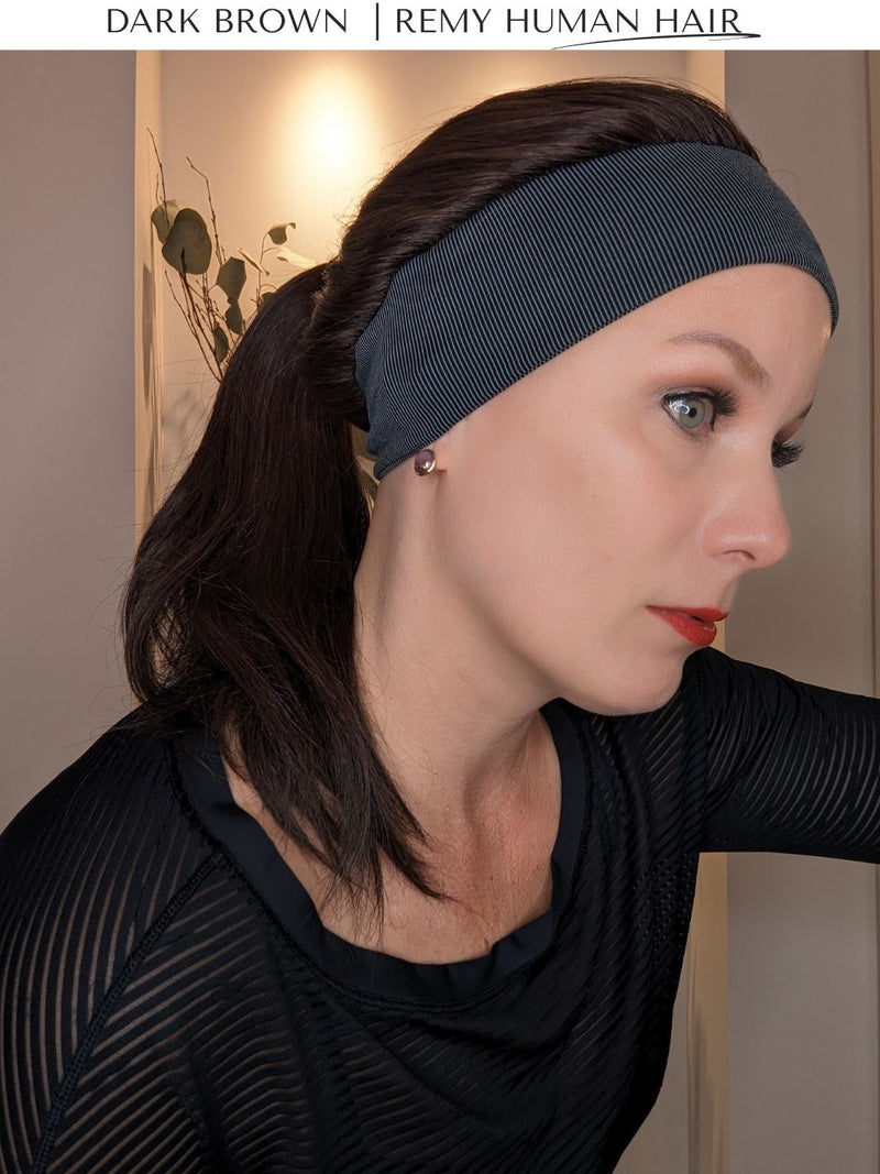 Headband Wig • Remy Human Hair • Hand Tied | Encelia Hair