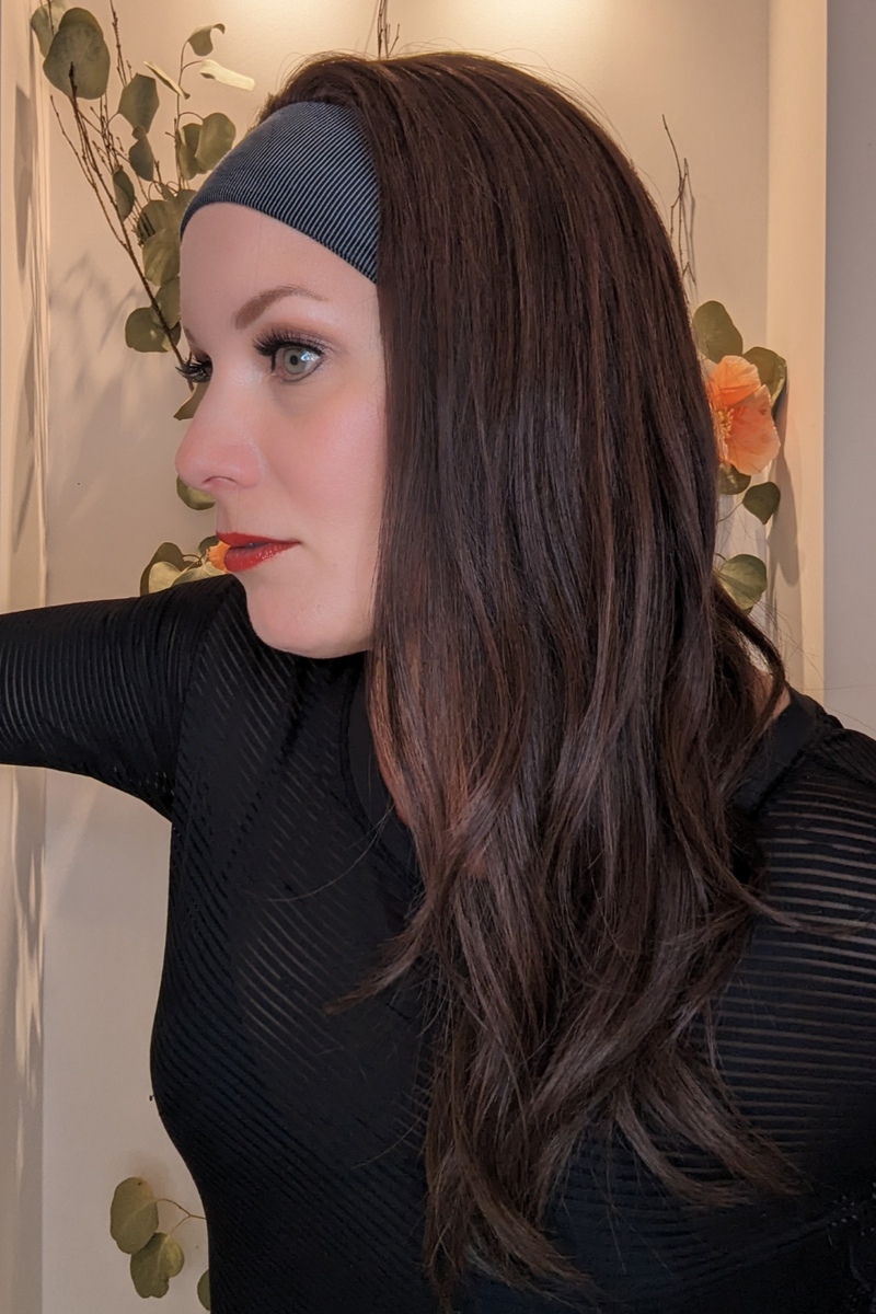 Dark Brown | Encelia HH Headband Wig