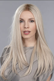 Light Champagne Rooted | ELLEN WILLE Diamond Mono Human Hair Wig