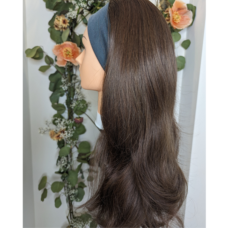 Headband Wig • Luxury Synthetic • Hand Tied | Encelia Hair