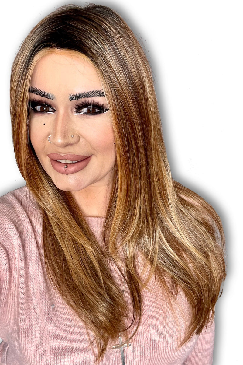 STARDUST • 22/2R12 ••• A cool toned vibrant purple shade with light brown rooting