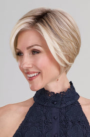 101/88/27s8 • CATALINA BLONDE | Pale Natural Blonde & Pale Warm Blonde with Pale Cool Blonde highlights w/ bright cool blonde money piece shaded with darker rooting