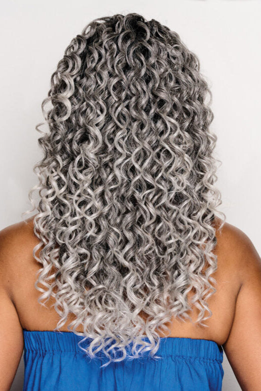 26" Long Curled Headband Wig by Hairuwear • Kim Kimble Collection