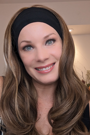 LIGHT BROWN | Lux Synthetic Headband Wig By Encelia