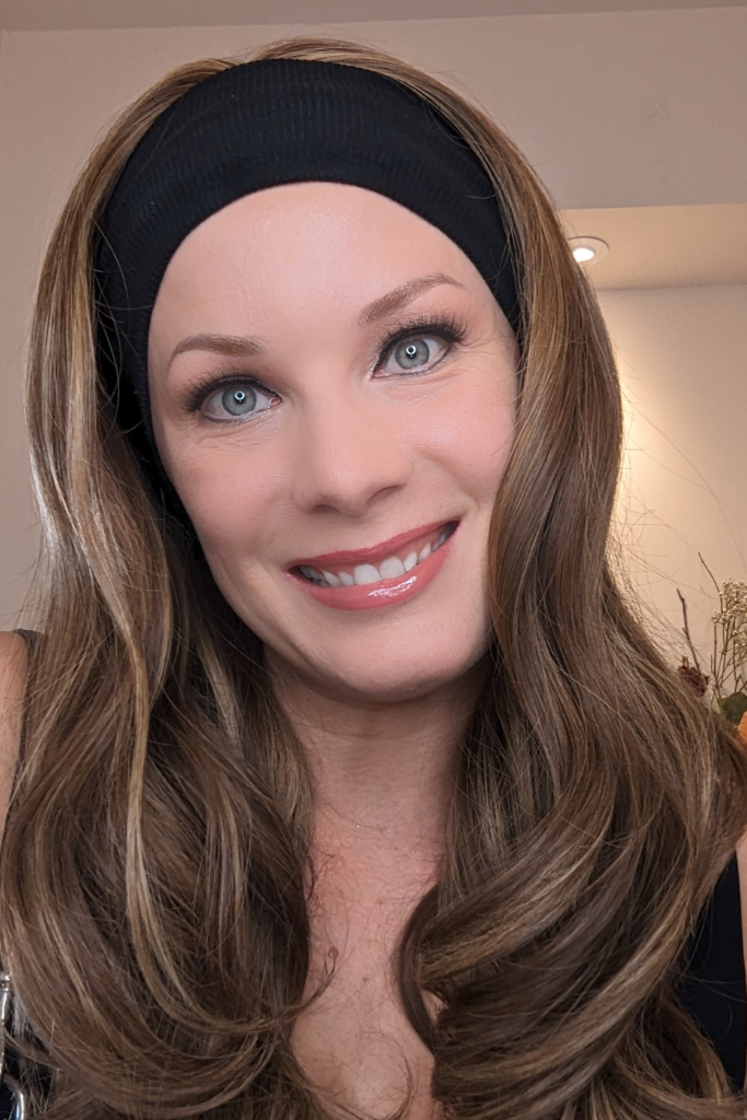 LIGHT BROWN | Lux Synthetic Headband Wig By Encelia