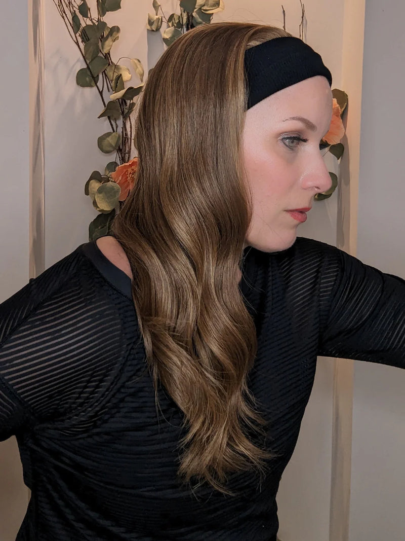 Light Brown HD Headband wig | Encelia Hair