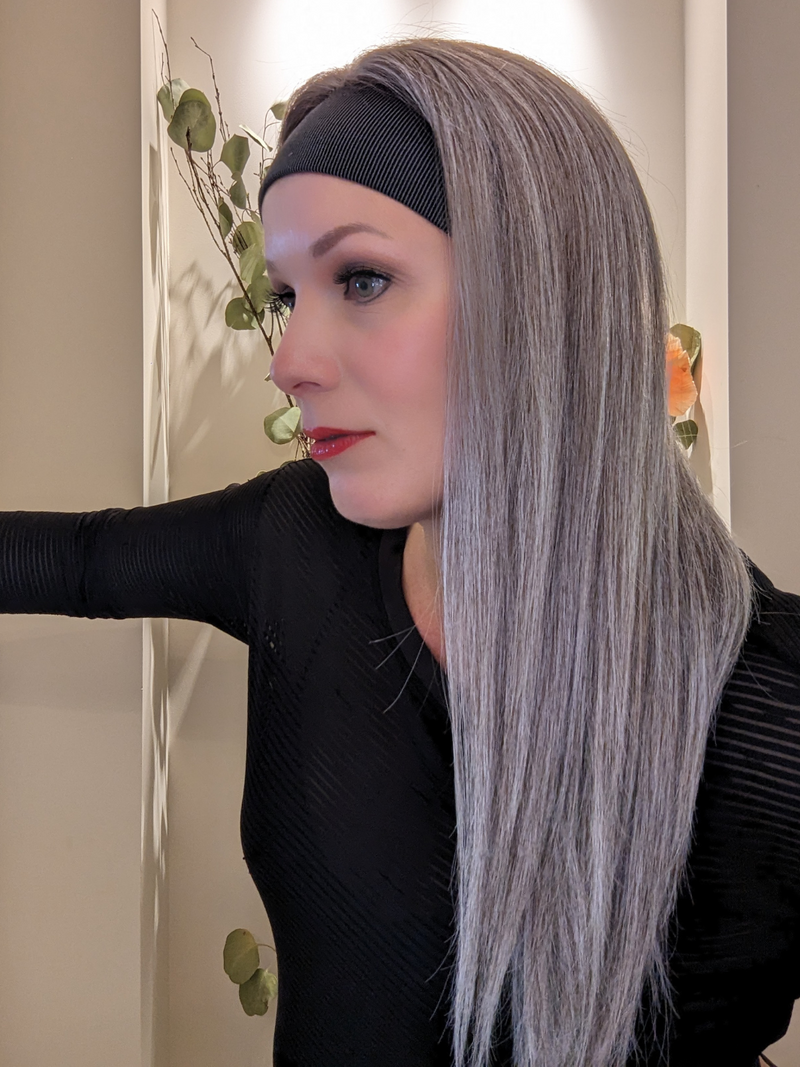 Light Grey | Encelia HH Headband Wig