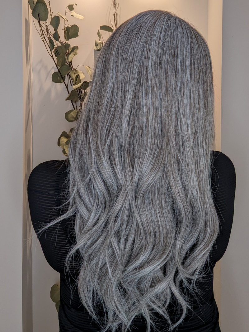 Light Grey | Encelia HH Headband Wig