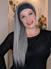Light Grey | Encelia HH Headband Wig