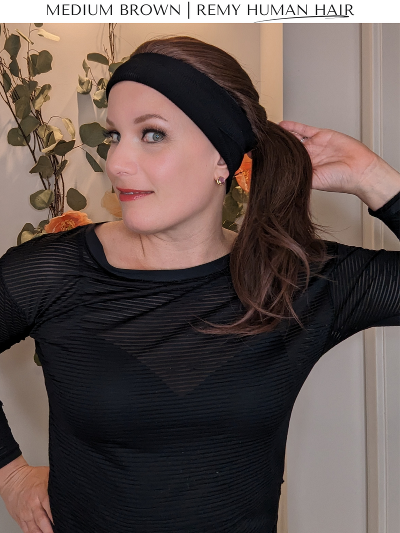 Headband Wig • Remy Human Hair • Hand Tied | Encelia Hair