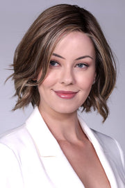 SUNKISSED ALMOND ROOTED • 4/27/613+8 |  A combination of Med & Lt brown HL w/ Lt gold blonde & hint of cooler blonde + rooted with Med & Lt brown