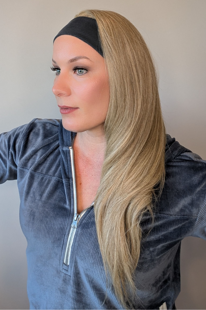 NATURAL BLONDE | Lux Synthetic Headband Wig By Encelia