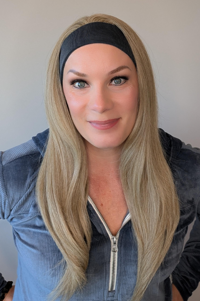 NATURAL BLONDE | Lux Synthetic Headband Wig By Encelia