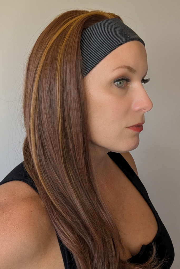 NATURAL RED | Lux Synthetic Headband Wig By Encelia