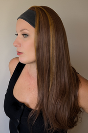 NATURAL RED | Lux Synthetic Headband Wig By Encelia