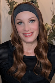 Natural Red HD Headband wig | Encelia Hair