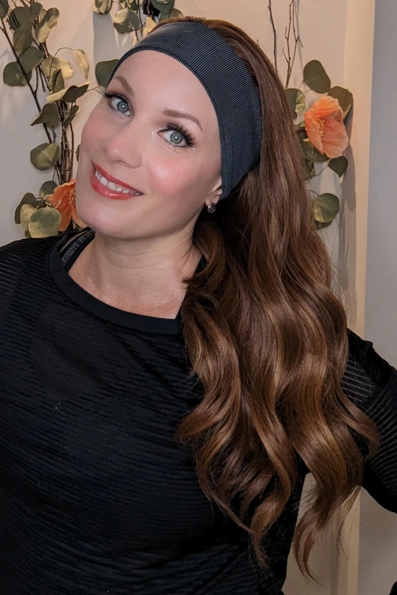 Natural Red HD Headband wig | Encelia Hair