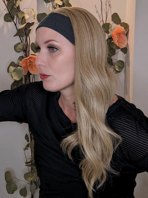 Natural Blonde HD Headband wig Encelia Hair