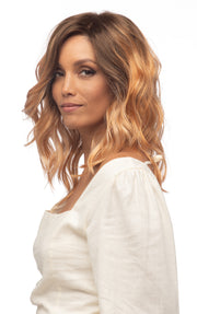 R14 /8H ••• Golden Brown with Dark Blonde Highlights on Top