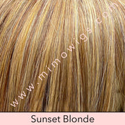 SUNSET BLONDE • 13/27/613 |  Warm blonde w/ tons of dimension: Lt gold blonde HL & Lt auburn mix to create more depth of colour -Unroote