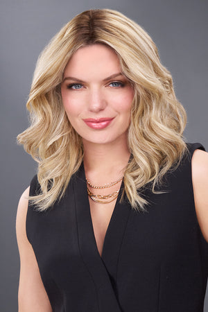 EasiPart Medium Human Hair 12" by Jon Renau • Topper Collection