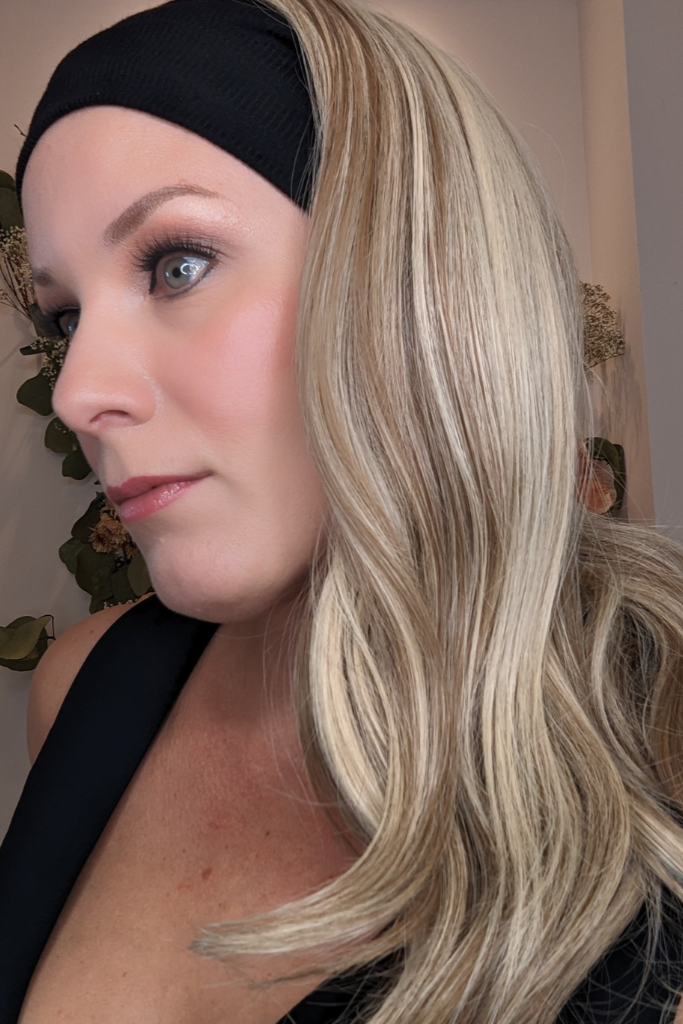 BEIGE BLONDE | Lux Synthetic Headband Wig By Encelia