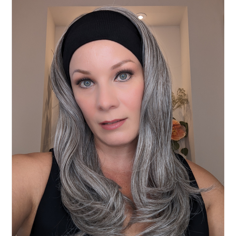 Headband Wig • Luxury Synthetic • Hand Tied | Encelia Hair