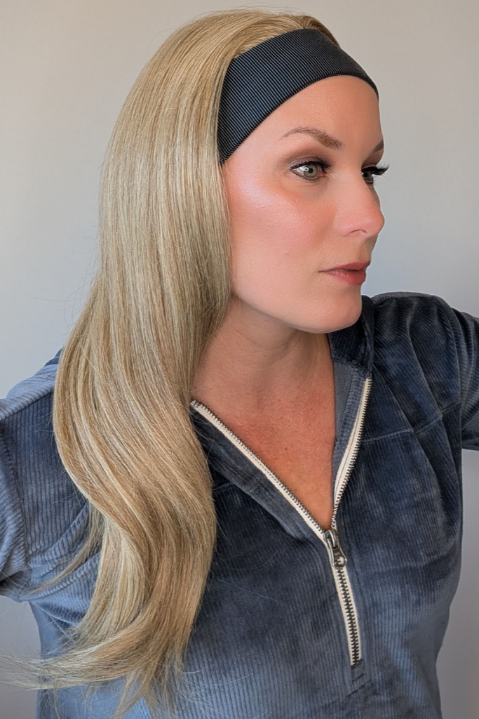NATURAL BLONDE | Lux Synthetic Headband Wig By Encelia