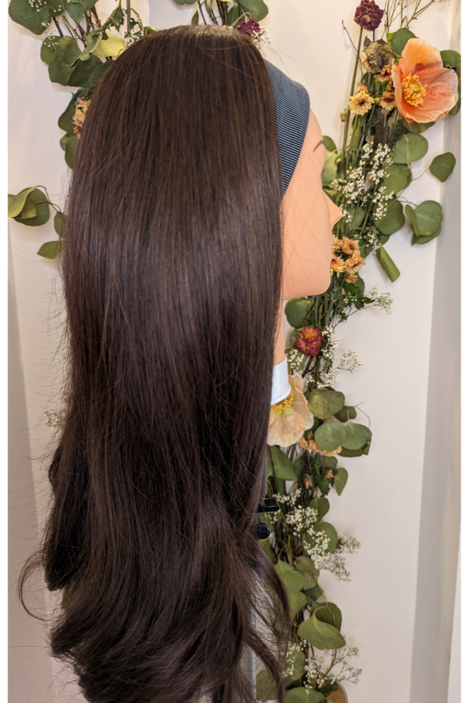 DARK BROWN | Lux Synthetic Headband Wig By Encelia