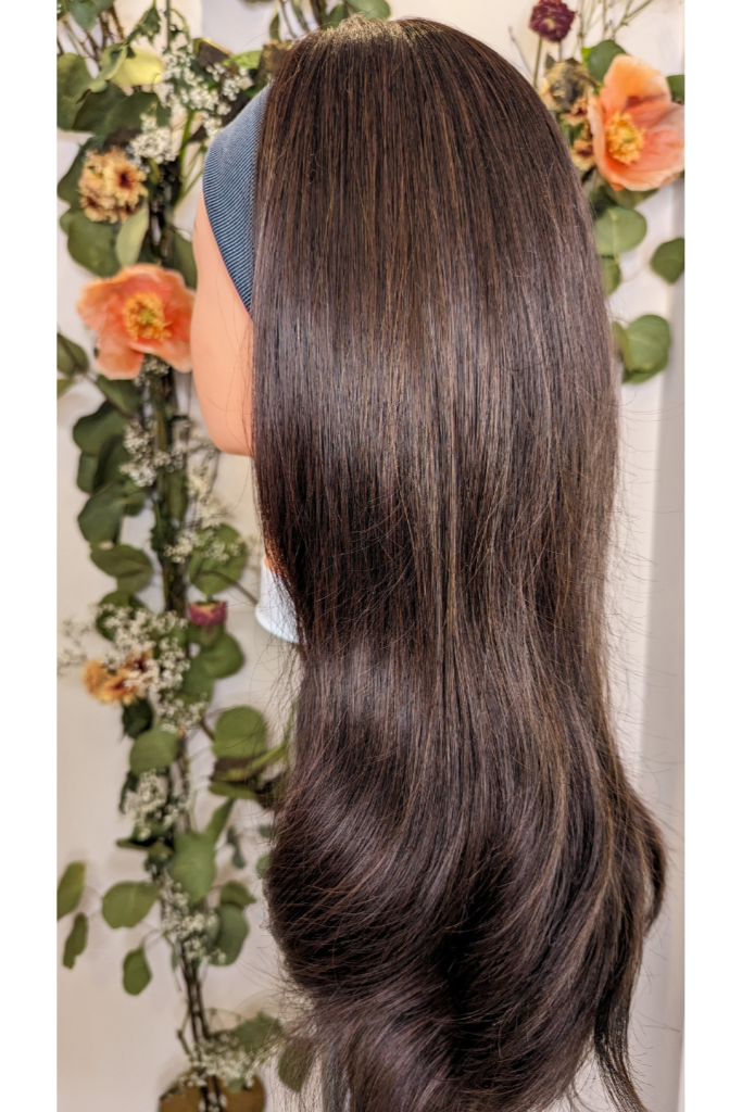 DARK BROWN | Lux Synthetic Headband Wig By Encelia