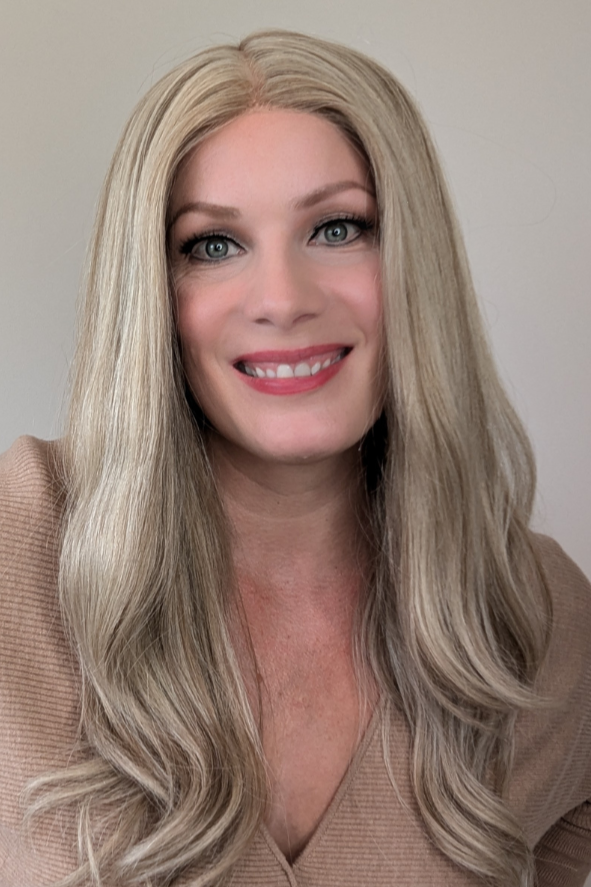 Beige Blonde Gripper Wig