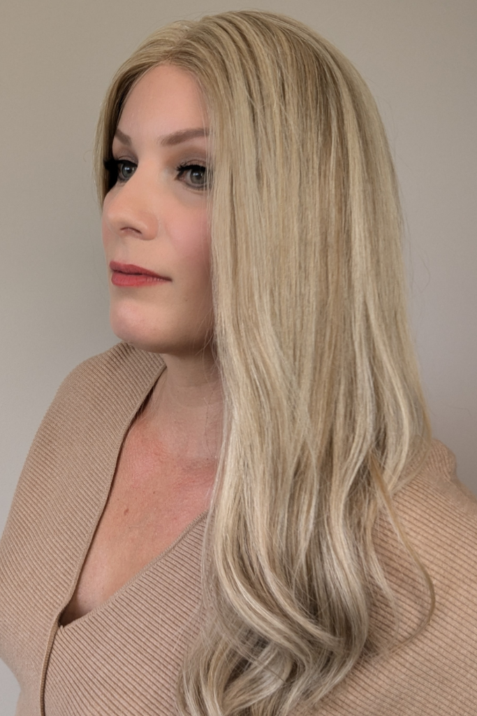 Beige Blonde Gripper Wig