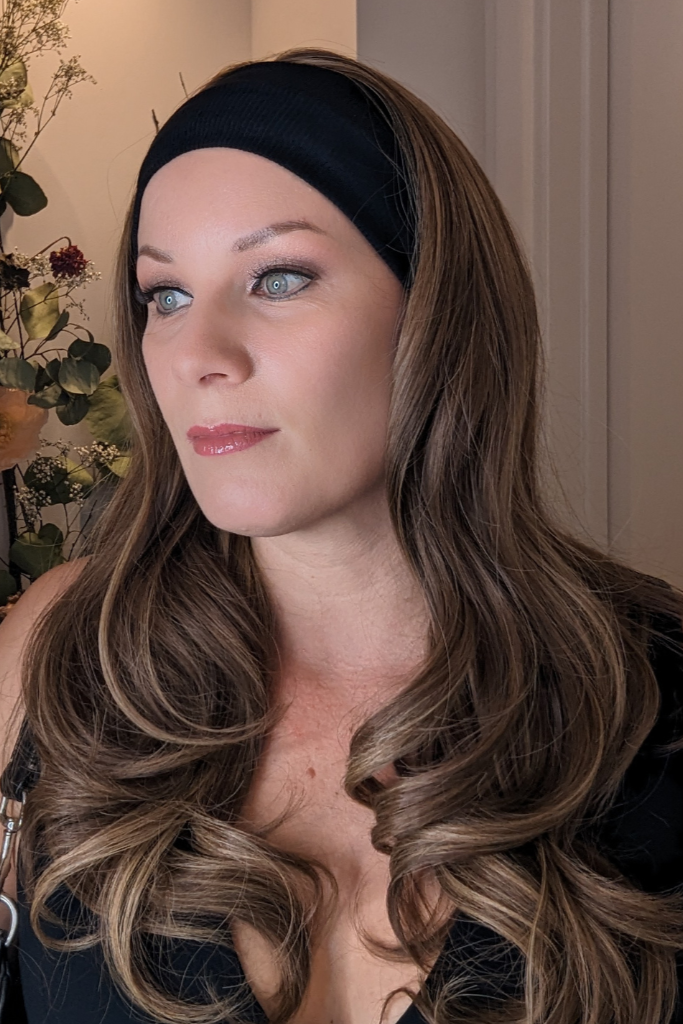 LIGHT BROWN | Lux Synthetic Headband Wig By Encelia