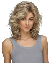 CARAMEL KISS RT4 ••• Golden Brown with Copper Blonde Highlights & Dark Brown Roots