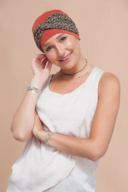 Ella Brick Golden Flower by Masumi Headwear | shop name | Medical Hair Loss & Wig Experts.