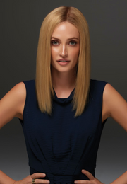 14/26s10 • SHADED PRALINES ’n’ CREAM | Lt Gold Blonde & Med Red-Gold Blonde Blend, Shaded w/ Lt Brown