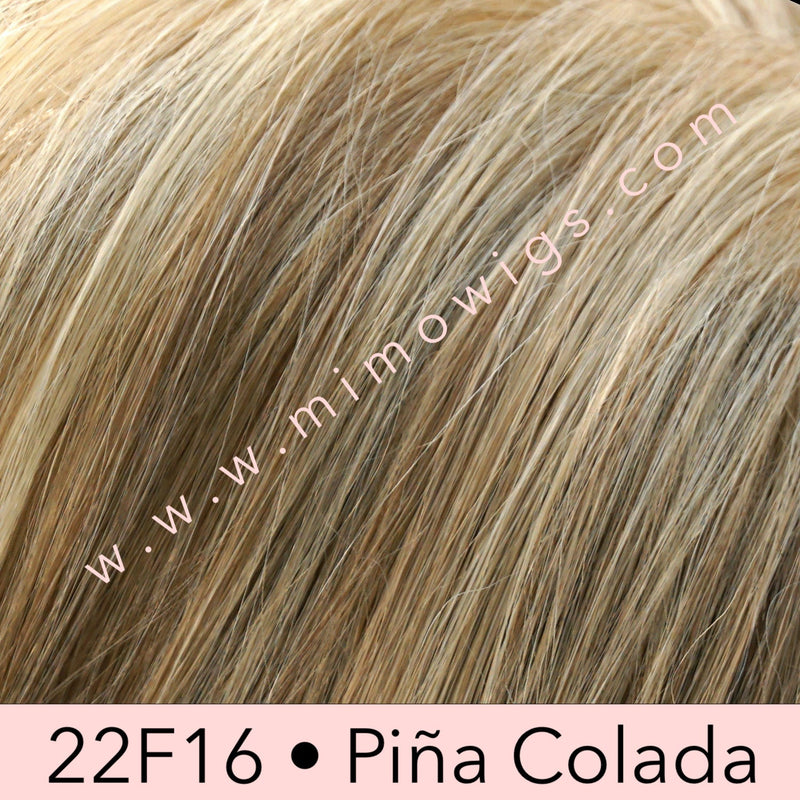 12FS12 • MALIBU BLONDE |  Light Gold Blonde & Pale Natural Blonde Blend Shaded with Light Brown