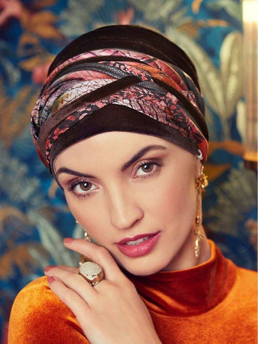 Scarlett Boho Turban Set by House of Christine | AW22 (3025) | Boho Spirit Collection