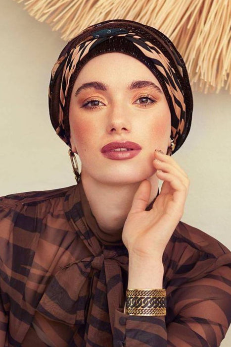 Scarlett Boho Turban Set by House of Christine | AW22 (3025) | Boho Spirit Collection