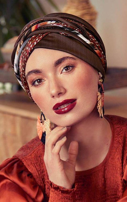 Scarlett Turban Set by House of Christine | AW22 (3025) | Boho Spirit Collection