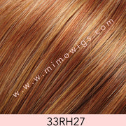 27T613 • MARSHMALLOW | Med Red-Gold Blonde & Pale Natural Gold Blonde with Pale Natural Gold Blonde Tips