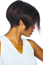 27T613s8 • SHADED SUN | Med Natural Red-Gold Blonde & Pale Natural Gold Blonde Blend and Tipped, Shaded with Med Brown