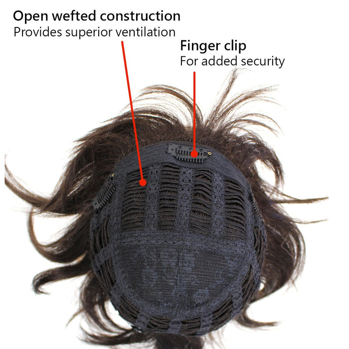 821 Demi Topper by Wig Pro: Synthetic Hair Piece | shop name | Medical Hair Loss & Wig Experts.